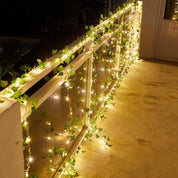 Solar - Lichterkette mit Efeublättern - Beleuchtung - 2 Meters - Voldeva