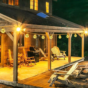 Solar Lichterkette Retro Glühbirnen Wasserdicht für Außenbereich - Lichterkette - Rund - Voldeva