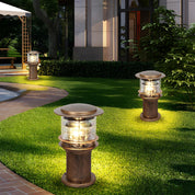 Solar - Pollerleuchte für den Gartenweg - Landscape Pathway Lighting - Bronze - Voldeva