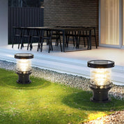 Solar - Pollerleuchte für den Gartenweg - Landscape Pathway Lighting - Schwarz - Voldeva