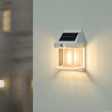 Solar Wandleuchte Außen mit integriertem Bewegungssensor