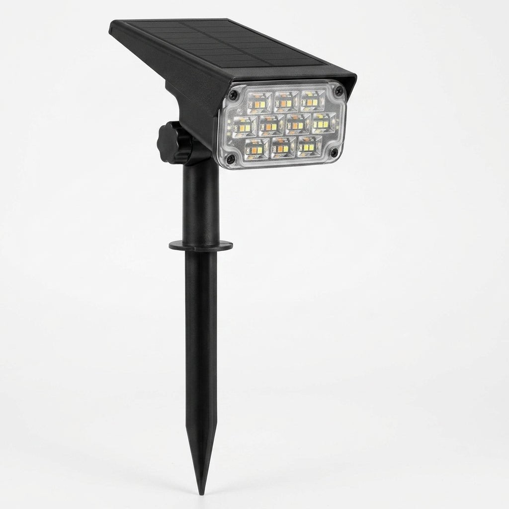Solarbetriebener LED Gartenspießstrahler - LED - Dekorationslichter - RGB - Voldeva