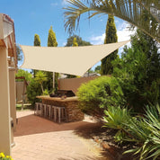 Sonnensegel Rechteckig mit UV-Schutz für Terrasse und Garten - Sonnensegel - Beige - Voldeva
