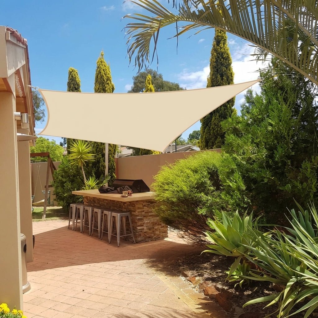 Sonnensegel Rechteckig mit UV-Schutz für Terrasse und Garten