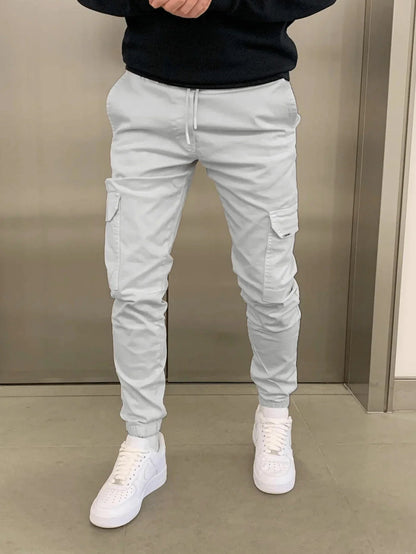 Stefano - Bio - Baumwolle Stretch - Cargohose - Voldeva