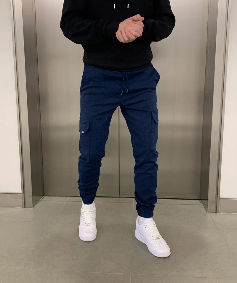 Stefano - Bio - Baumwolle Stretch - Cargohose - Voldeva