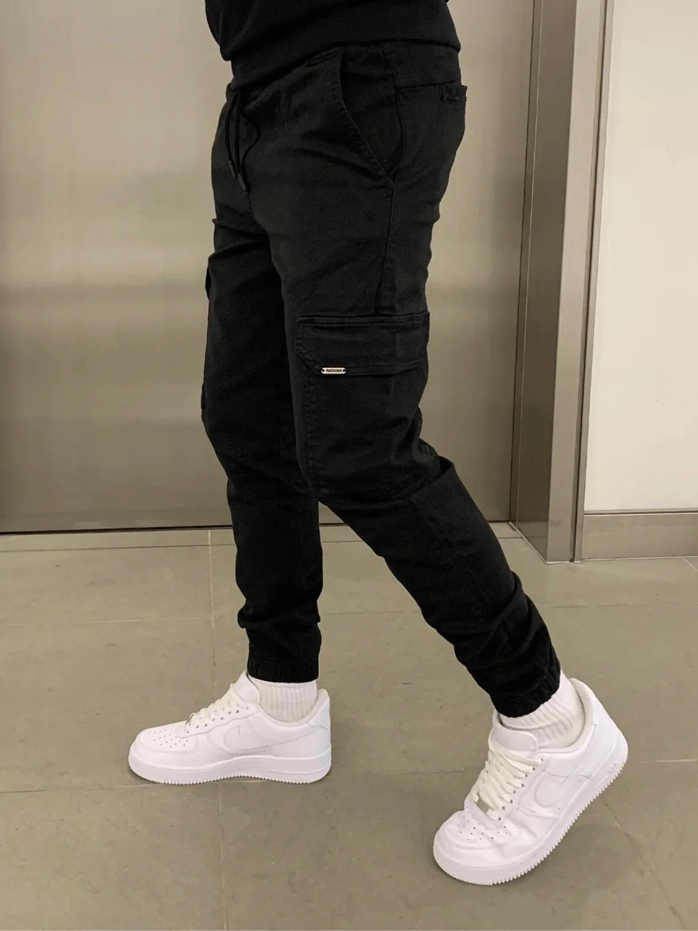 Stefano - Bio - Baumwolle Stretch - Cargohose - Voldeva
