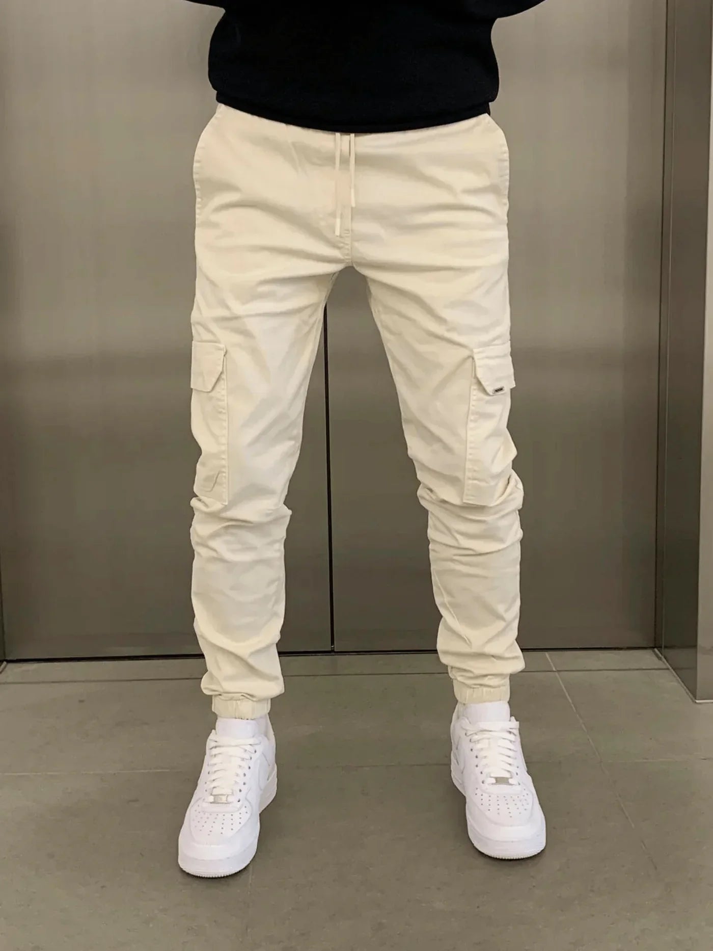 Stefano - Bio - Baumwolle Stretch - Cargohose - Voldeva