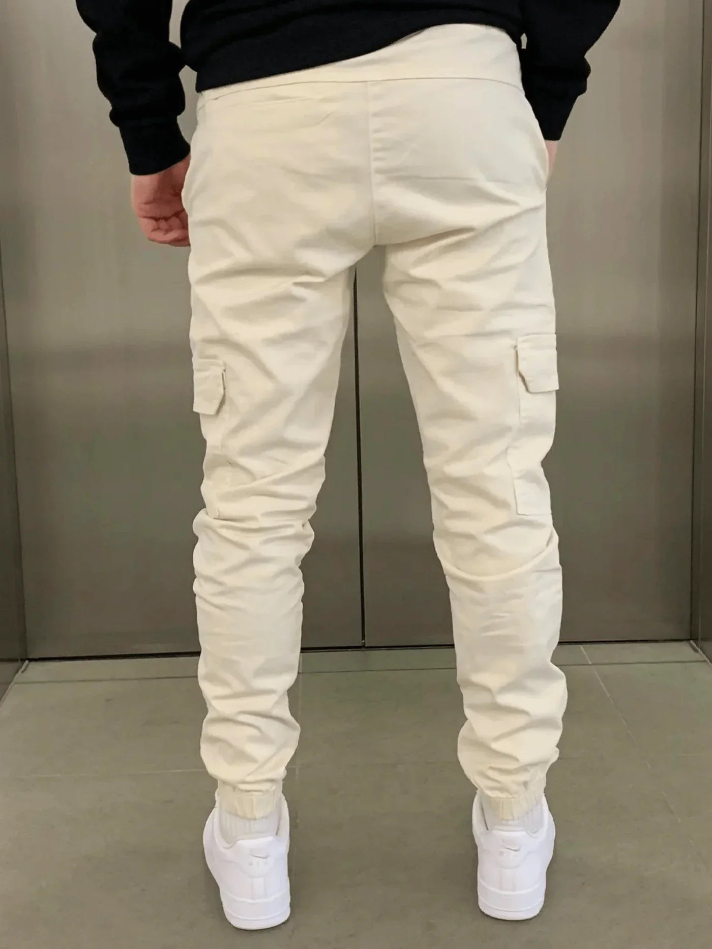 Stefano - Bio - Baumwolle Stretch - Cargohose - Voldeva