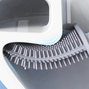 Toilettenbürste Mit Flexiblem Kopf Für Hygienische Reinigung - Toilettenbürste - Schwarz - Voldeva
