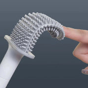 Toilettenbürste Mit Flexiblem Kopf Für Hygienische Reinigung - Toilettenbürste - Schwarz - Voldeva