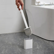 Toilettenbürste Mit Flexiblem Kopf Für Hygienische Reinigung - Toilettenbürste - Weiß - Voldeva