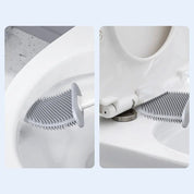 Toilettenbürste Mit Flexiblem Kopf Für Hygienische Reinigung - Toilettenbürste - Schwarz - Voldeva