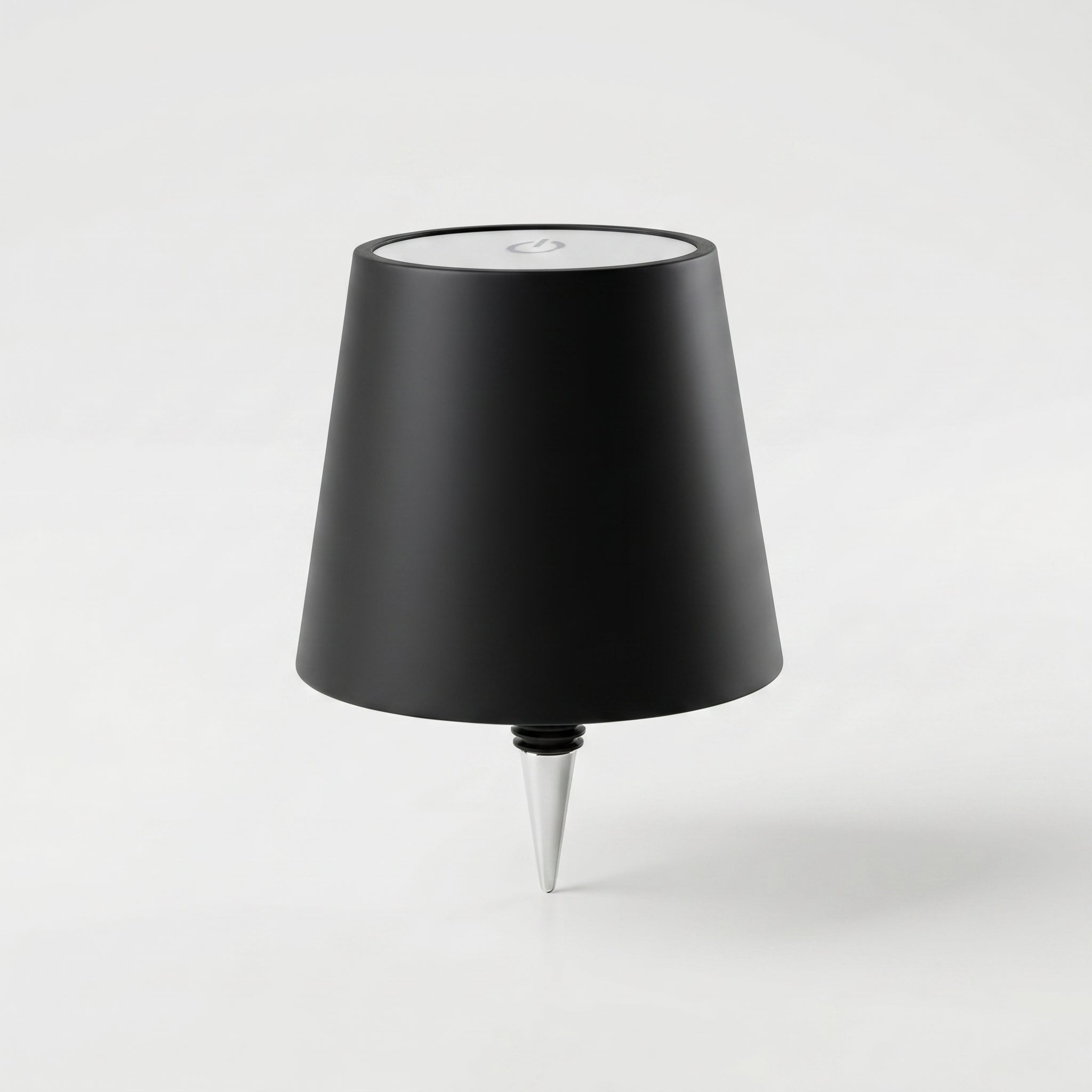 Tragbare LED Tischleuchte Weinflaschen Aufsatz Design - Tischlampen - Schwarz - Voldeva