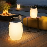 Tragbare solarbetriebene Laterne - LED - Laterne - 18x18x27 cm - Voldeva