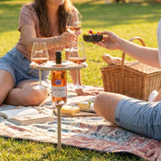 Tragbarer zusammenklappbarer Weintisch für den Außenbereich - Klappbarer Tisch - Voldeva