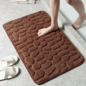 Ultraweiche Badematte mit schnelltrocknender Saugkraft - Duschmatten - Kaffee - Voldeva