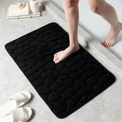 Ultraweiche Badematte mit schnelltrocknender Saugkraft - Duschmatten - Schwarz - Voldeva