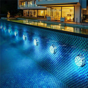Unterwasser Pool LED Leuchte mit Fernbedienung - LED - Dekorationslichter - 1 STK + 1 Fernbedienung - Voldeva