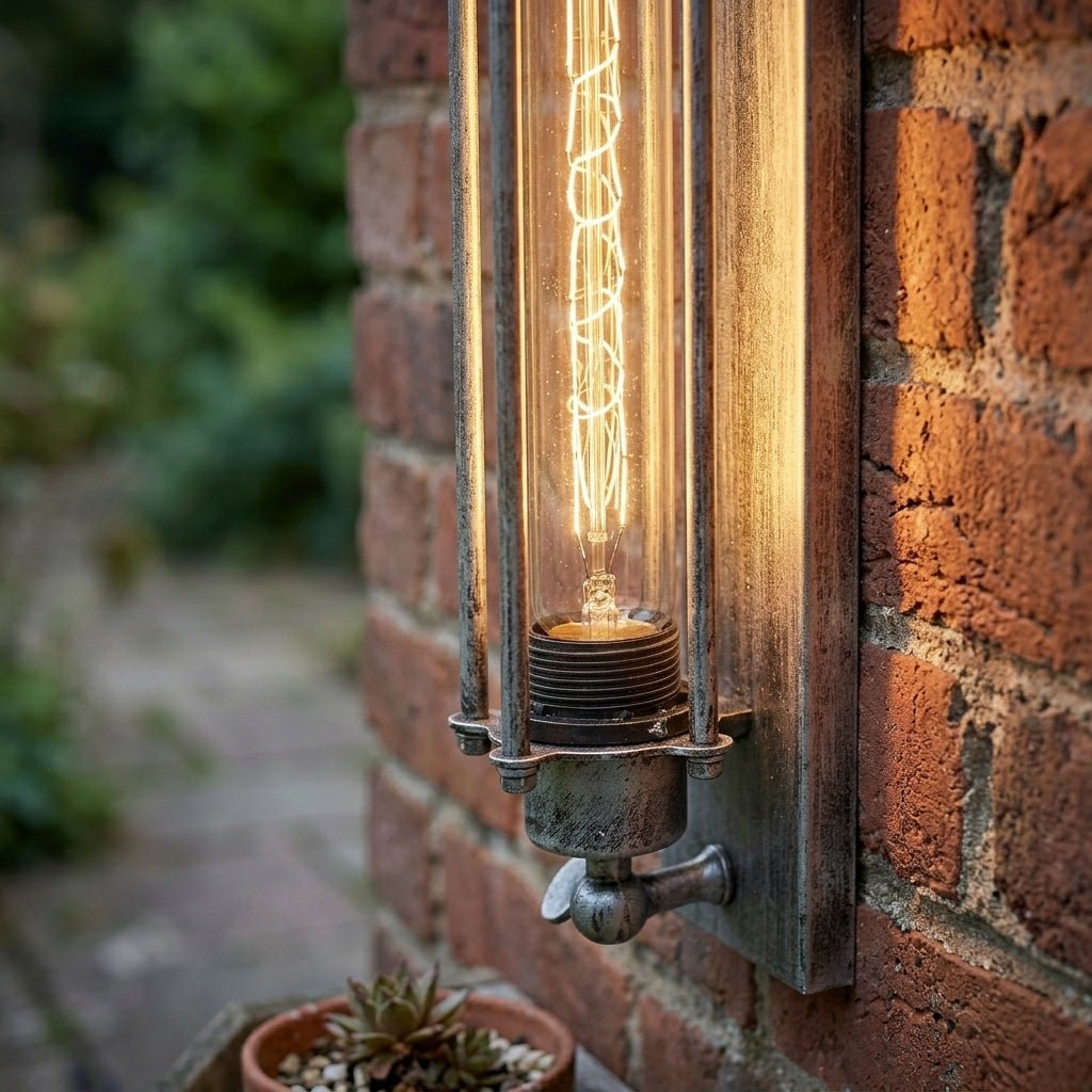Vintage LED Wandleuchte im Retrostil - LED - Dekorationslichter - Silber - Voldeva