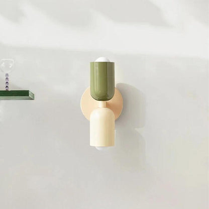 Virelle - Doppel - Wandleuchte aus farbigem Glas für Wohnzimmer - Wandleuchte - Voldeva