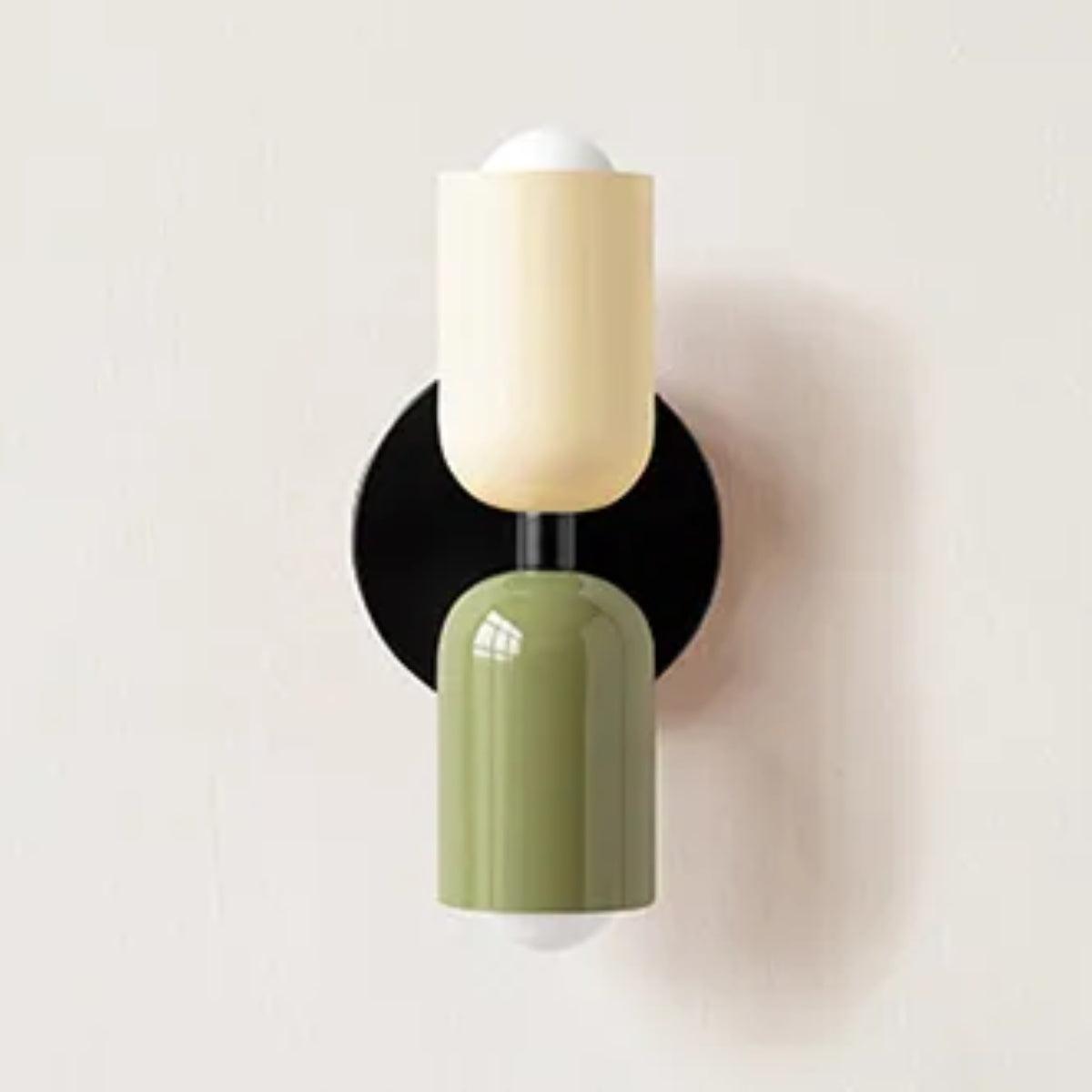 Virelle - Doppel - Wandleuchte aus farbigem Glas für Wohnzimmer - Wandleuchte - Voldeva