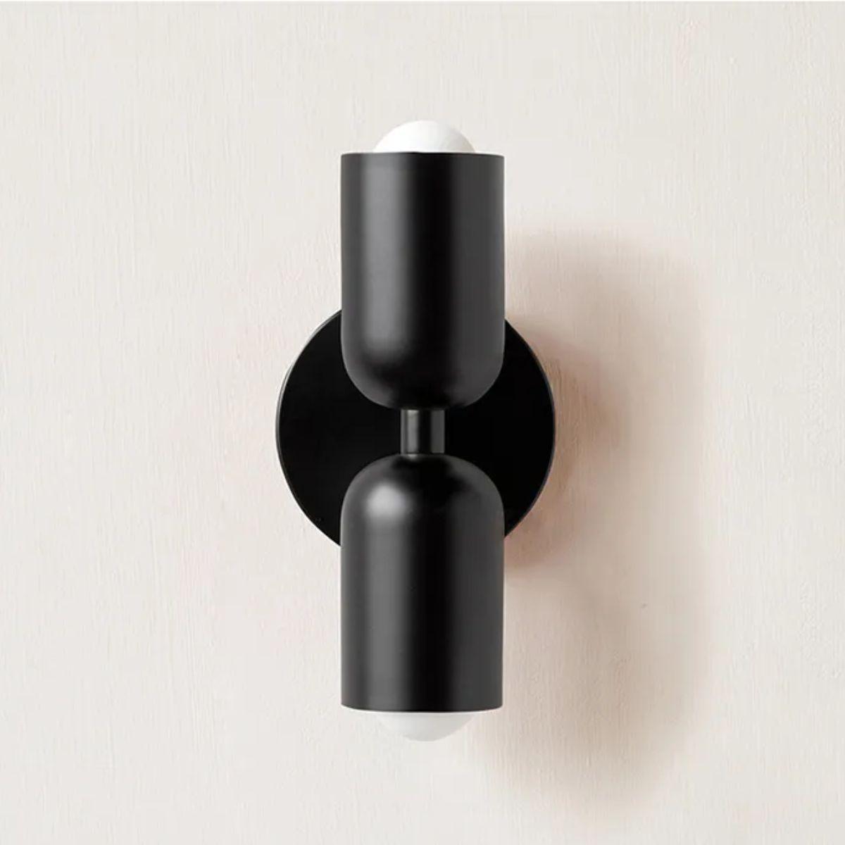 Virelle - Doppel - Wandleuchte aus farbigem Glas für Wohnzimmer - Wandleuchte - Voldeva