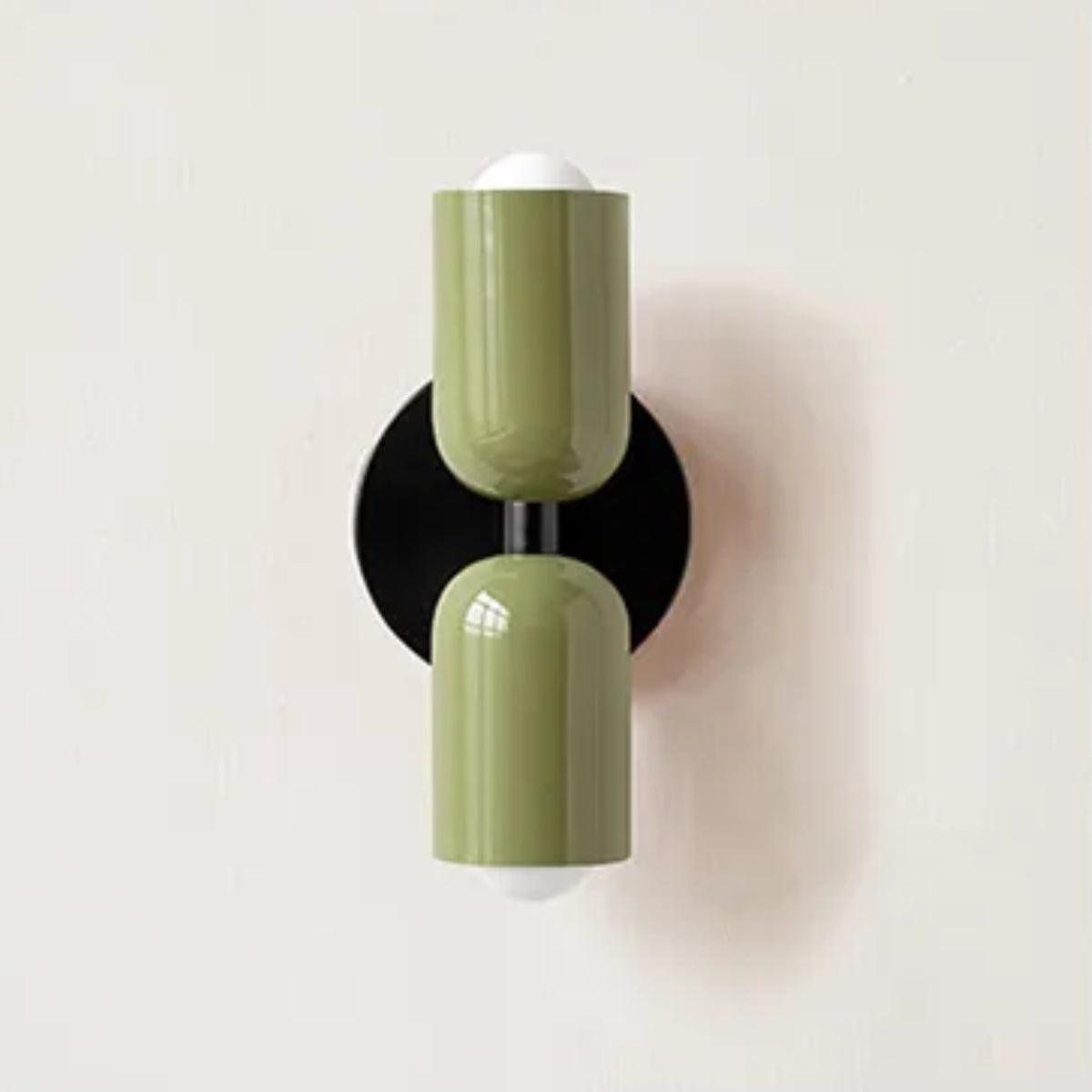 Virelle - Doppel - Wandleuchte aus farbigem Glas für Wohnzimmer - Wandleuchte - Voldeva