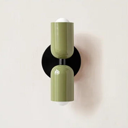 Virelle - Doppel - Wandleuchte aus farbigem Glas für Wohnzimmer - Wandleuchte - Voldeva