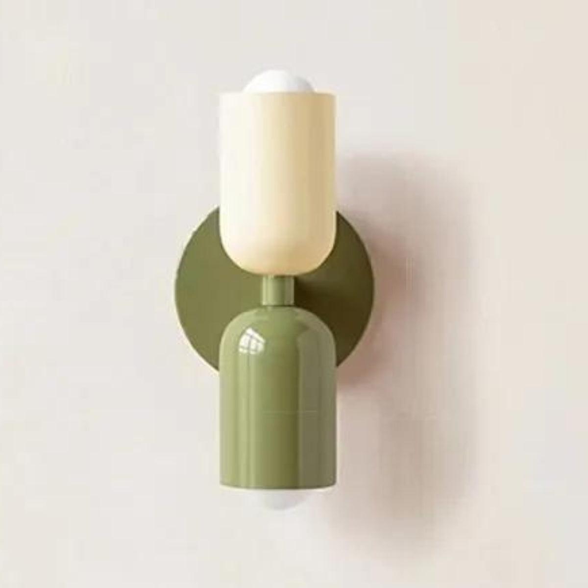 Virelle - Doppel - Wandleuchte aus farbigem Glas für Wohnzimmer - Wandleuchte - Voldeva