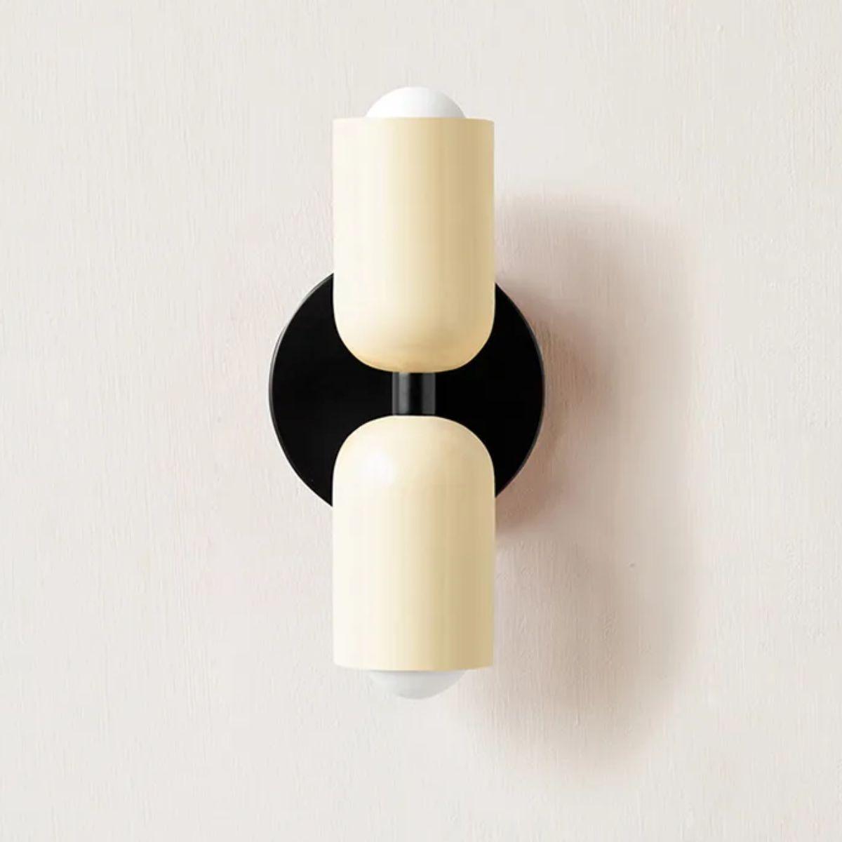 Virelle - Doppel - Wandleuchte aus farbigem Glas für Wohnzimmer - Wandleuchte - Voldeva