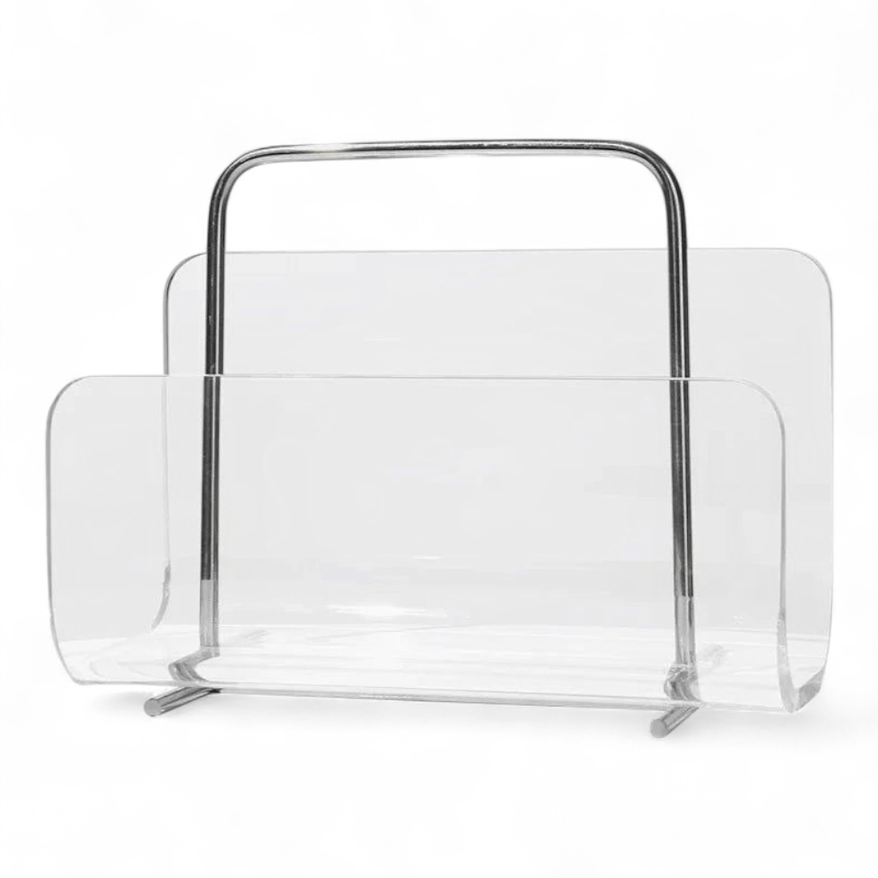 Vitra – Minimalistischer Zeitschriftenständer aus Metall für Wohnzimmer - Zeitschriftenständer - Voldeva