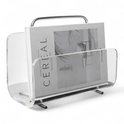 Vitra – Minimalistischer Zeitschriftenständer aus Metall für Wohnzimmer - Zeitschriftenständer - Voldeva