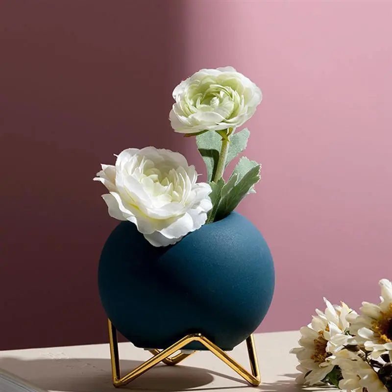 VividNest–Moderner Pflanzentopf Keramik mit Ständer - Pots & Planters - Voldeva