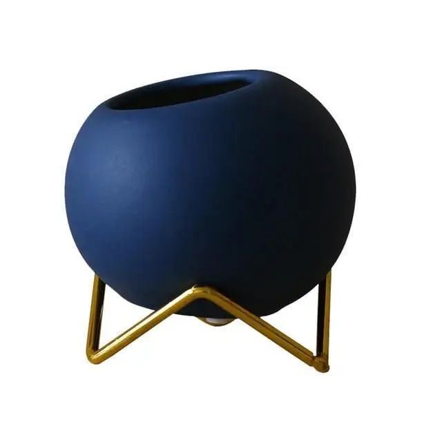 VividNest–Moderner Pflanzentopf Keramik mit Ständer - Pots & Planters - Voldeva