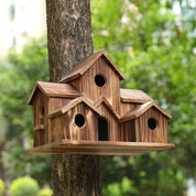 Vogelhaus Rustica Mit Natürlichem Design Für Den Außenbereich - Figuren - Voldeva