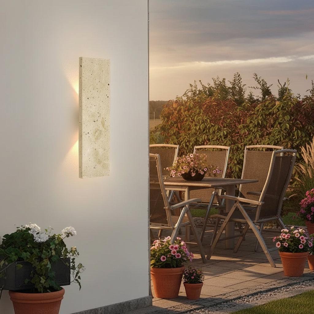 Wandleuchte aus Naturstein mit indirektem Lichteffekt - Wall Light Fixtures - Voldeva