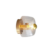 Wandleuchte im Bauhaus - Stil mit minimalistischem Design - Wandleuchte - Gold - Voldeva