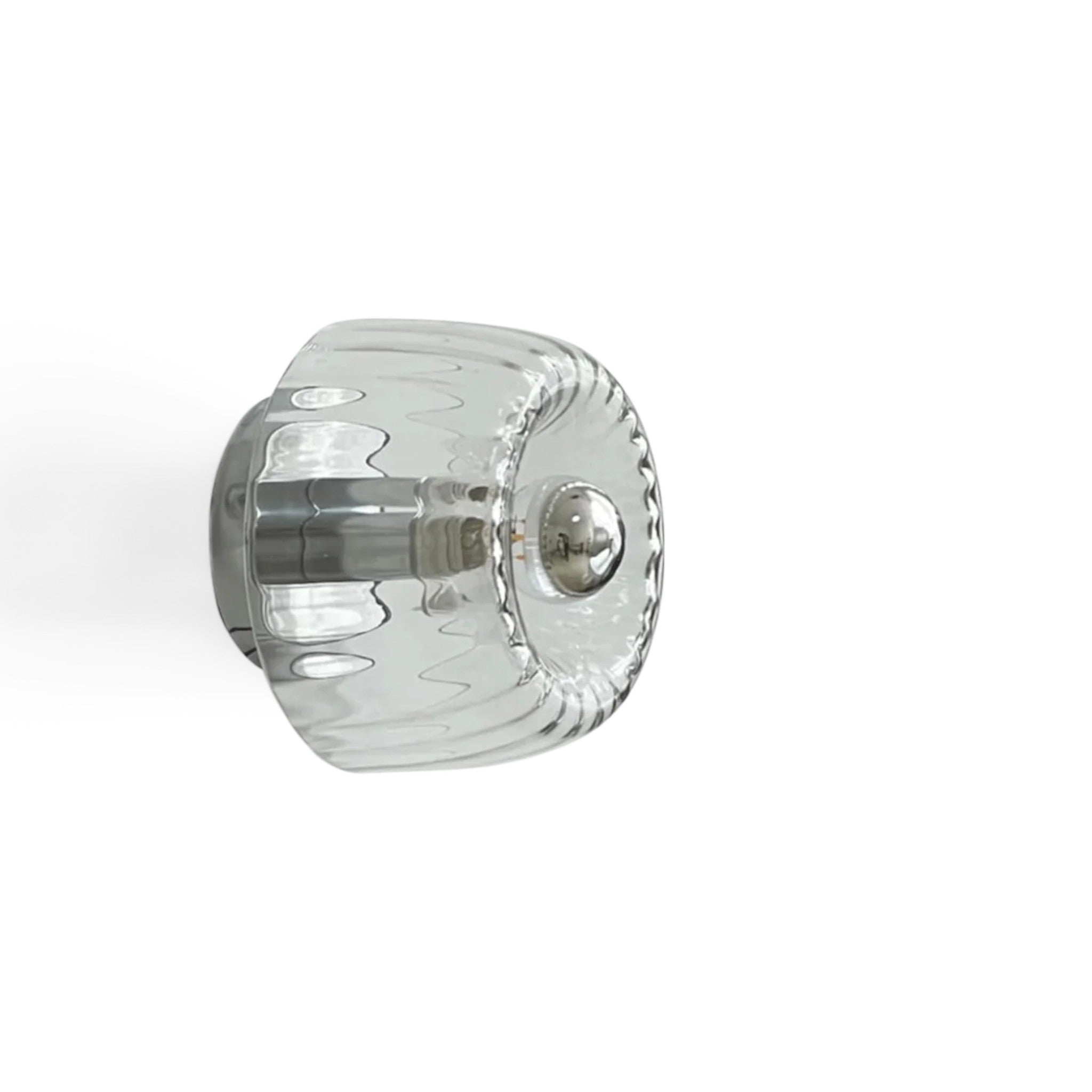 Wandleuchte im Bauhaus - Stil mit minimalistischem Design - Wandleuchte - Silber - Voldeva