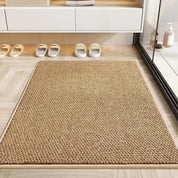 Waschbare Badmatte mit strukturierter Oberfläche - Badmatte - Beige - Voldeva