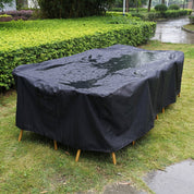 Wasserdichte Gartenmöbel - Schutzhülle für Tisch und Stühle - Schutzabdeckung - 180x120x74 cm - Voldeva