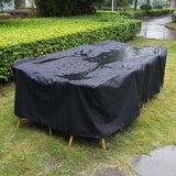 Wasserdichte Gartenmöbel-Schutzhülle für Tisch und Stühle