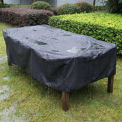 Wasserdichte Gartenmöbel - Schutzhülle für Tisch und Stühle - Schutzabdeckung - 180x120x74 cm - Voldeva