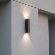 Wasserdichte LED - Außenwandleuchte mit Auf - Ab - Lichteffekt - Wandleuchte - 53x16x16 cm - Voldeva