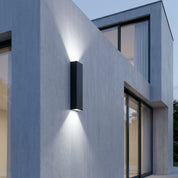 Wasserdichte LED - Außenwandleuchte mit Auf - Ab - Lichteffekt - Wandleuchte - 66x16x16 cm - Voldeva