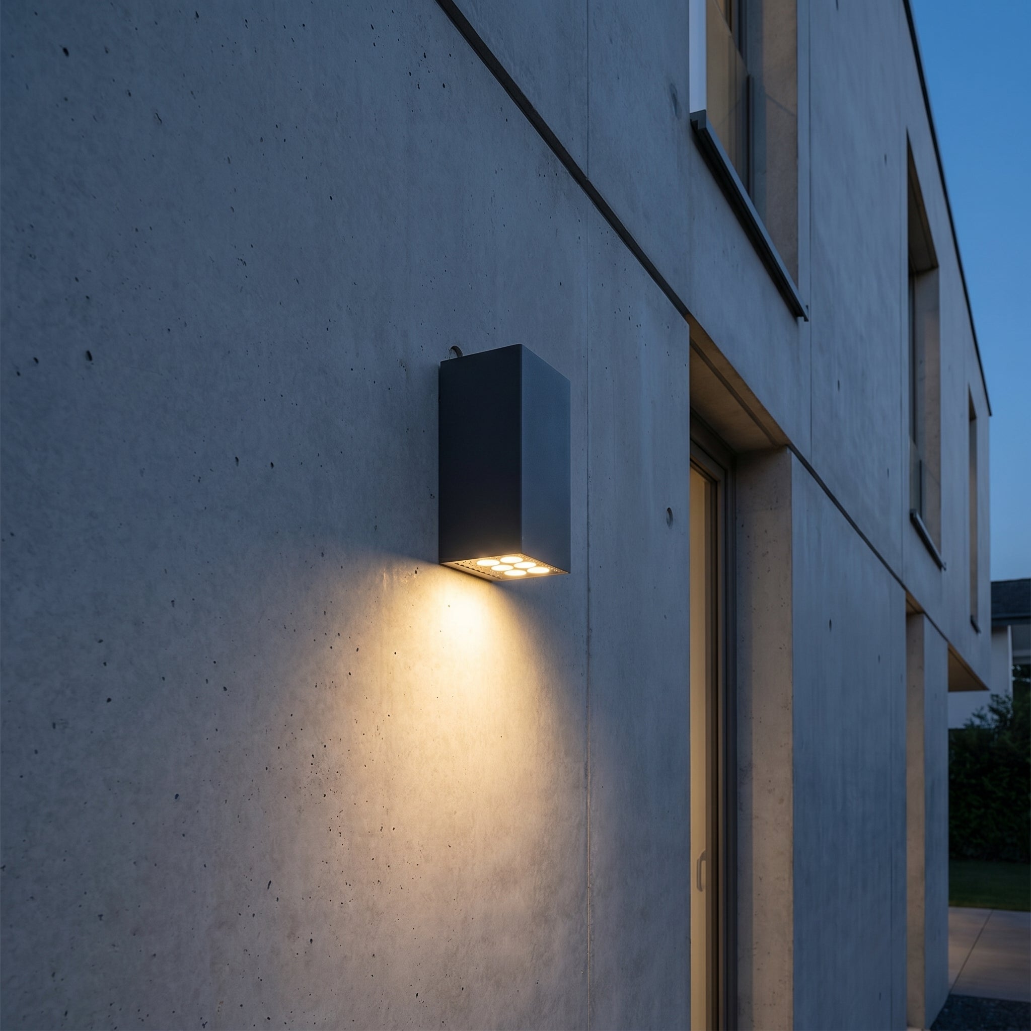 Wasserdichte LED Außenwandleuchte mit Mehrstrahl - Lichteffekt - Wandleuchte - Abwärts - Voldeva