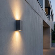 Wasserdichte LED Außenwandleuchte mit Mehrstrahl - Lichteffekt - Wandleuchte - Auf und Ab - Voldeva