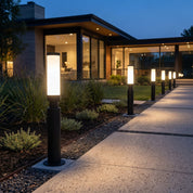 Wasserdichte LED - Pollerleuchte für Wege - Bollar - Leuchte - 60 cm - Voldeva