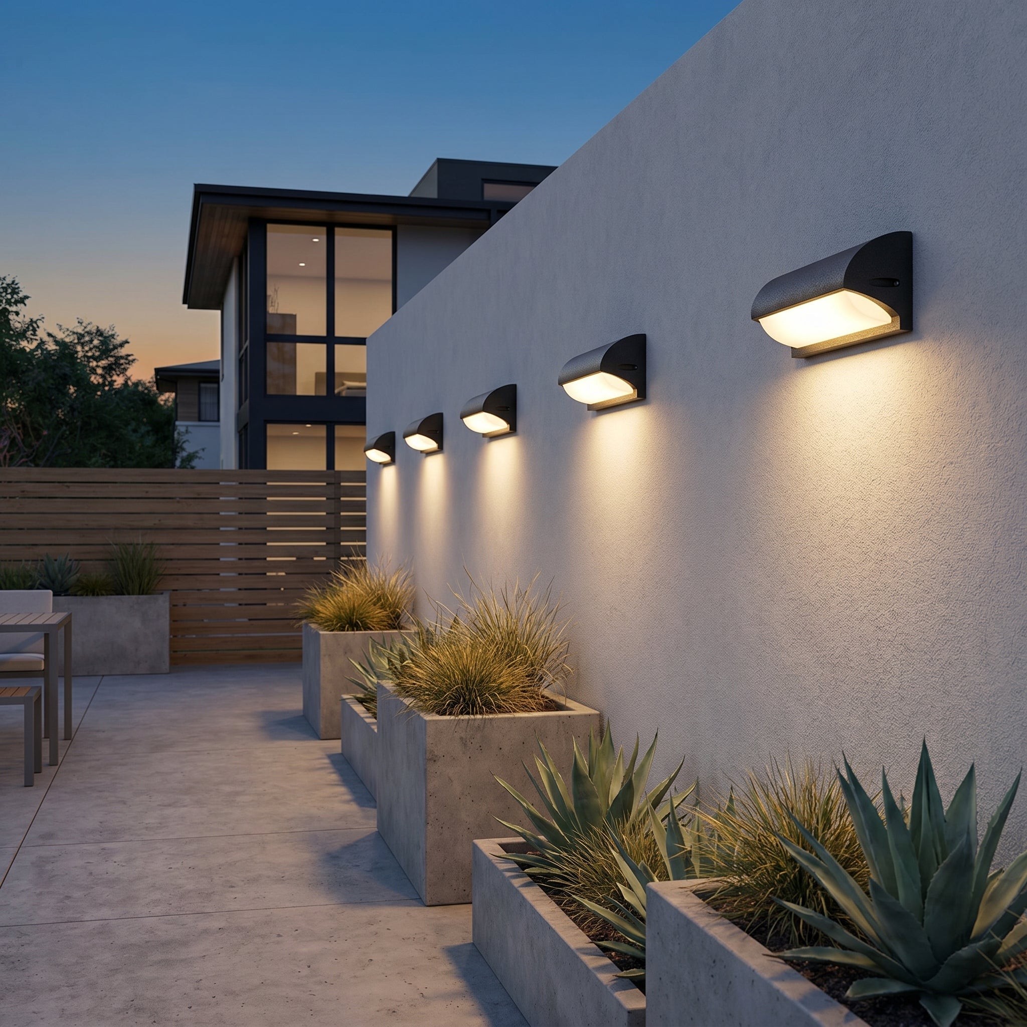 Wasserdichte rechteckige LED - Wandleuchte - Wandleuchte - Voldeva