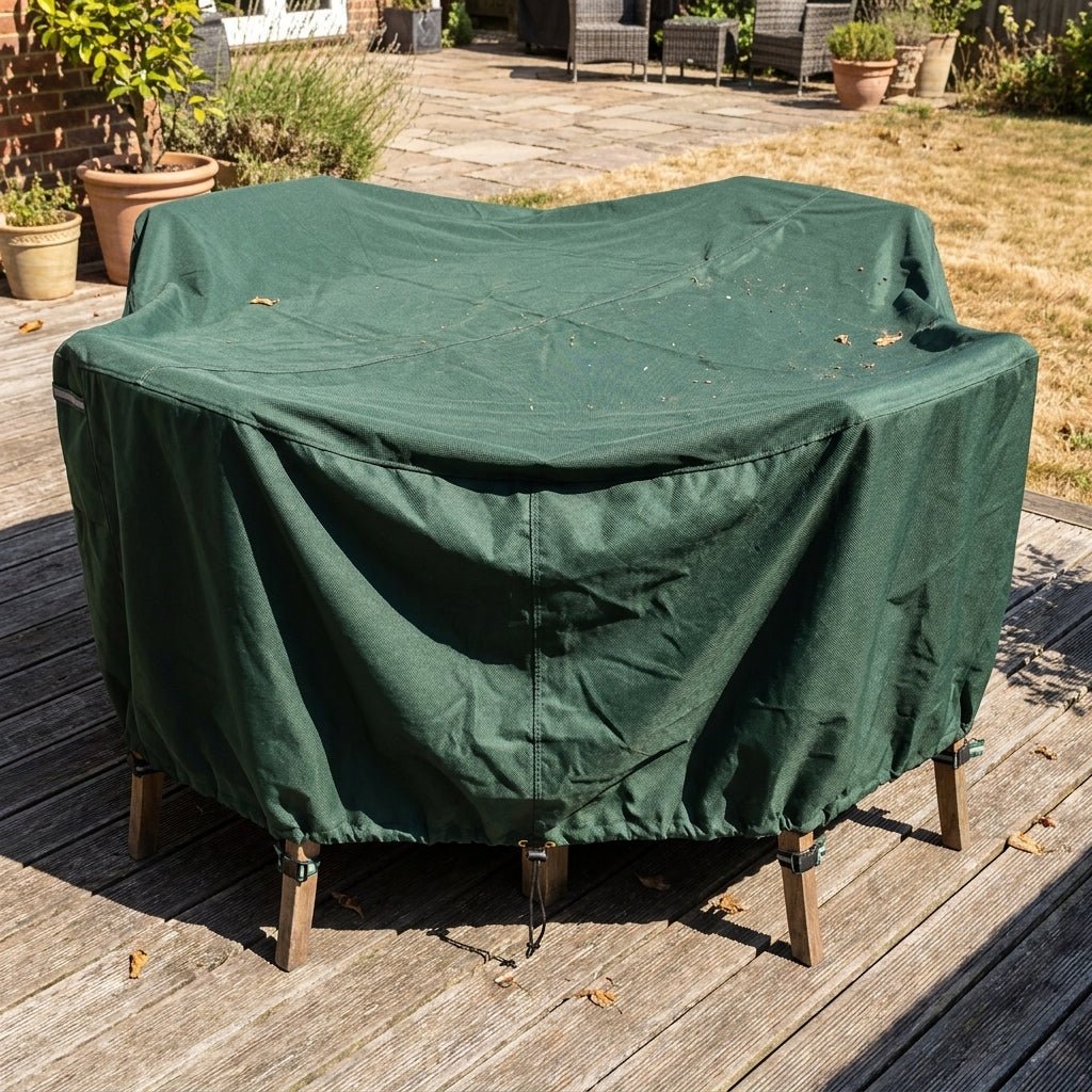 Wasserdichte Runde Gartenmöbel Schutzabdeckung - Schutzabdeckung - Grün - Voldeva